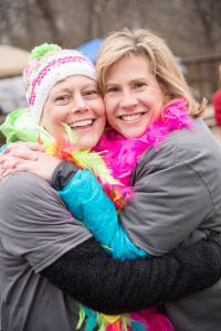 Jen, left, and my sister Britt